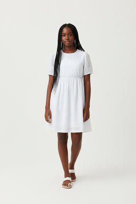 Lt Blue Embroidered Dress Pale Blue