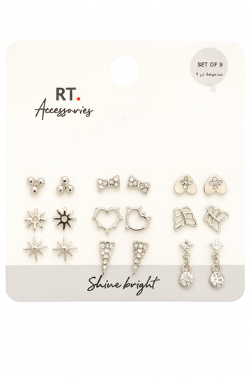 9 Pcs Stud Set