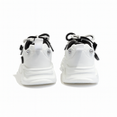 White Overlayed Chunky Sneakers-3