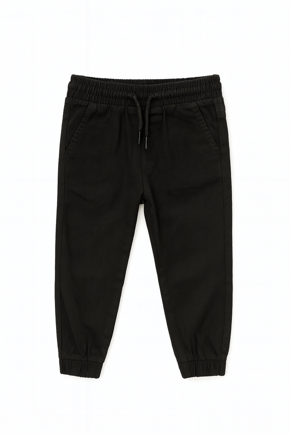 Black Twill Jogger