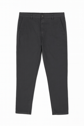 Grey Slim Fit Chino Trousers - 0