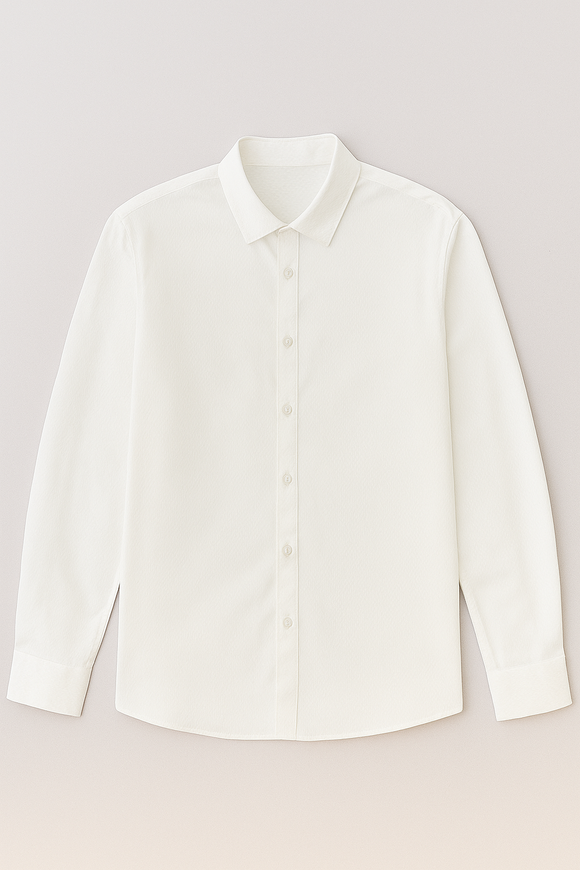 White Stand Up Pack Shirt White