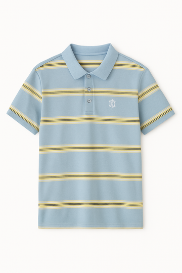 Feeder Stripe Pique Polo Assorted Small REDTAG