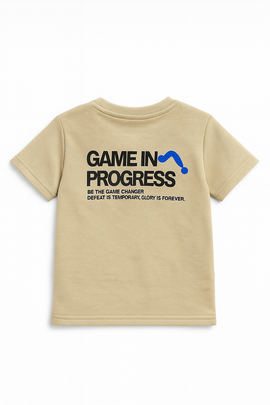 Beige Soft Feel Loose Fit T Shirt - 0