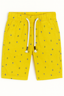 Navy Yellow 2 Pc Pack Shorts Assorted-3