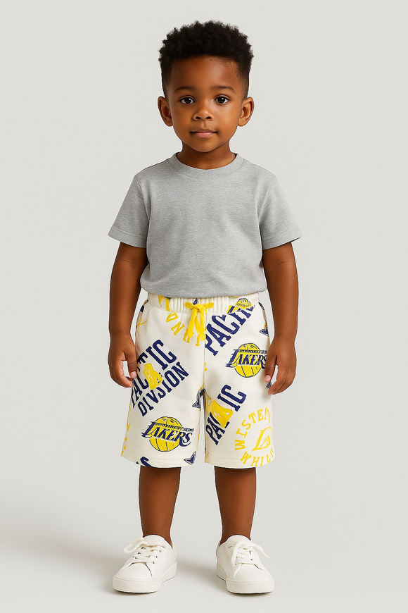 Off White Nba Lakers Aop Shorts