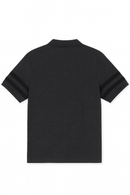 Badge Polo Shirt Charcoal-3