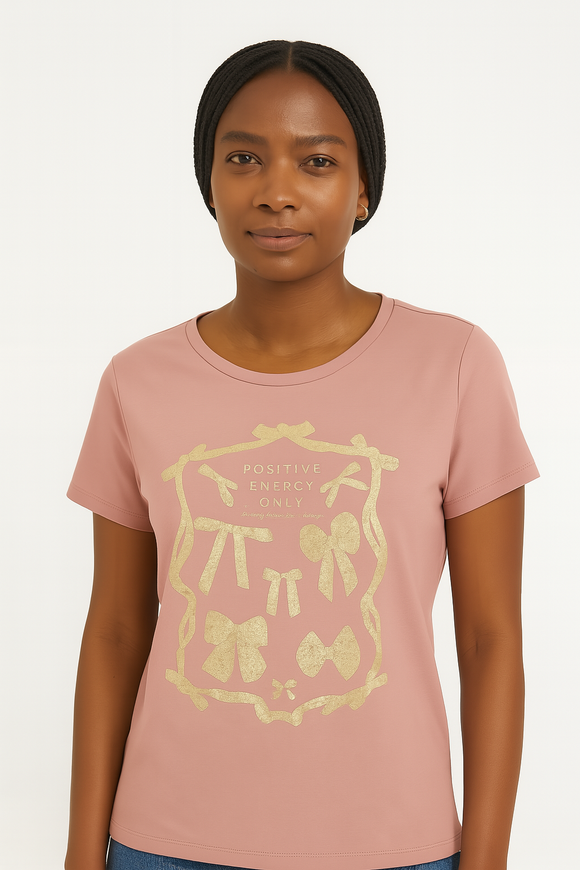 Charcoal Bear Foil T Shirt