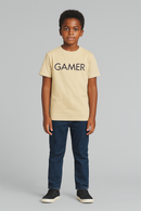 Beige Gamer Hd Print Tee-1