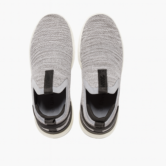 Grey Knitted Slip On Mid Grey