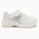 White Rubber Overlayed Trainer-1