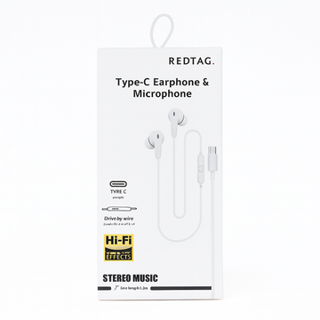White Type C Wired Earphone