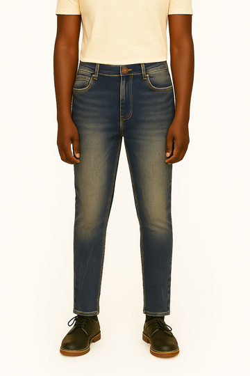 Indigo 5 Pocket Skinny Fit Jeans  Indigo