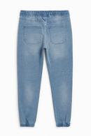 Light Wash Denim Jogger-3