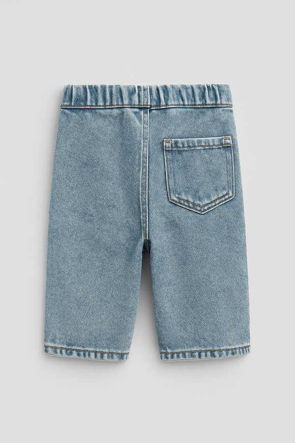 Lightwash Wide Leg Denim Jeans Light