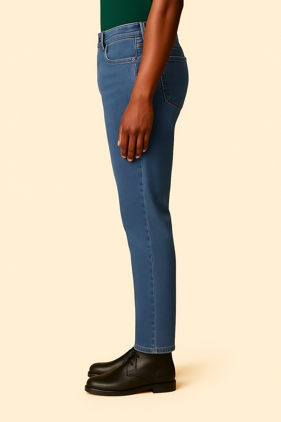 Light Wash Basic 5 Pocket Straight Fit Jeans Light Wash 32