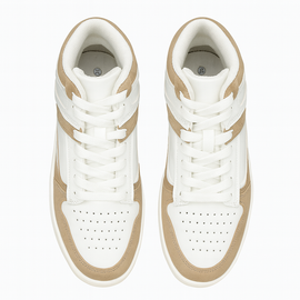 White Taupe Hightop - 0