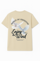 Beige Graphic Tee Beige-3