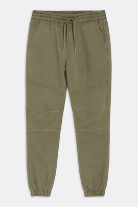 Olive Green Knit Denim Jogger Dark - 0