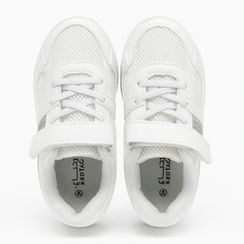 White Rubber Overlayed Trainer - 0