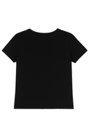 Black Graphic T Shirt-3
