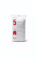 5Pc Pk  Junior Gilrs Solid White Basic Half Pant Assorted Nawao.com