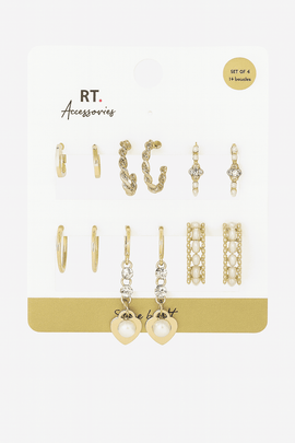 6 Pc Earring Set Nawao.com