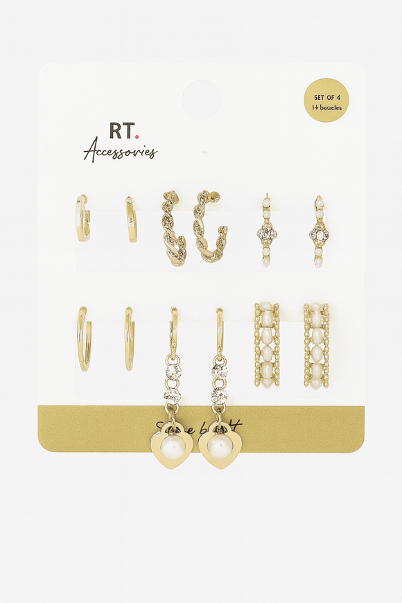 6 Pc Earring Set Nawao.com