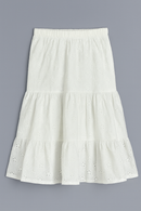 White Chiffly Skirts-2