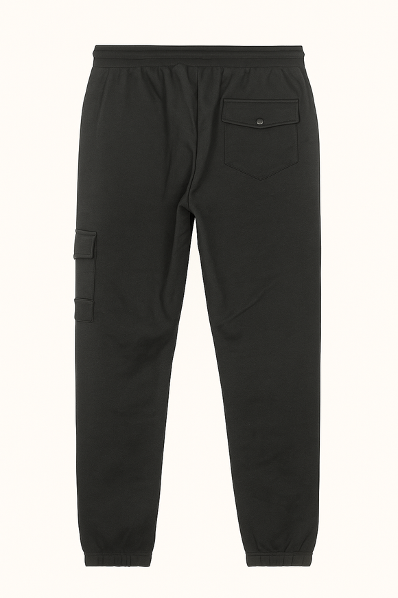 Black Mens Track Pant