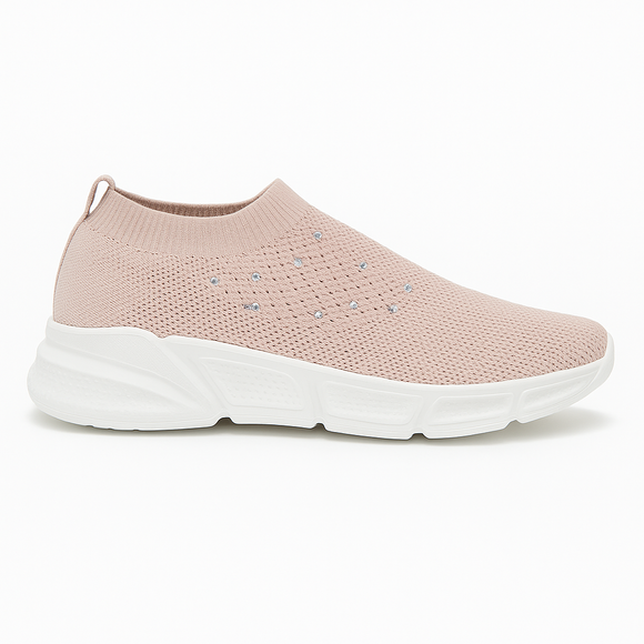 Pink Pearl Slip On Pale Pink