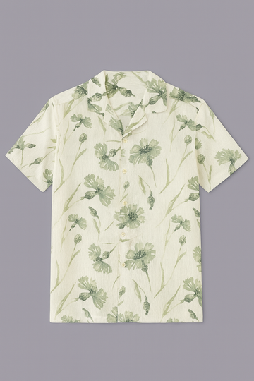 White Men Casual Shirt White - 0