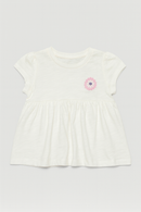 White All Over Print Blouse-2