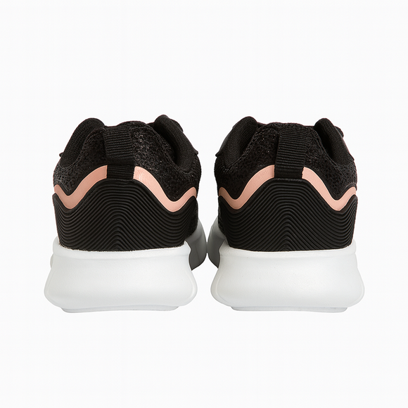 Black Lace Up Trainer