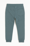 Teal Green Jogpant With Print-3