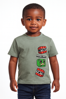 Boys Junior Minecraft Green T Shirt-1