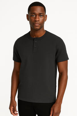 Black Men T Shirt Black