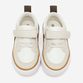 Cream Velcro Sneaker - 0