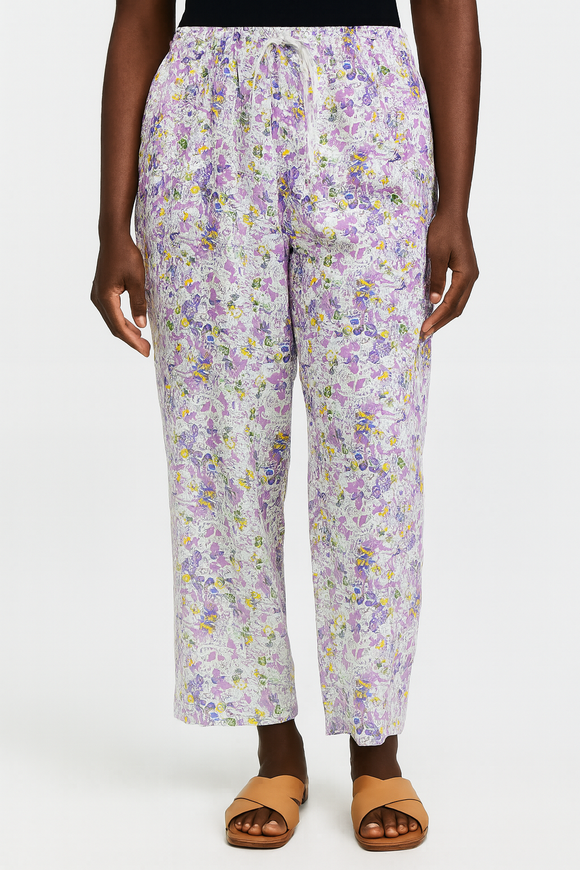 Red Crushed Print Table Pyjama Bottom Assorted