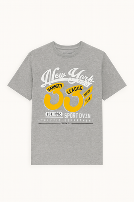 Graphic Tee Mid Grey