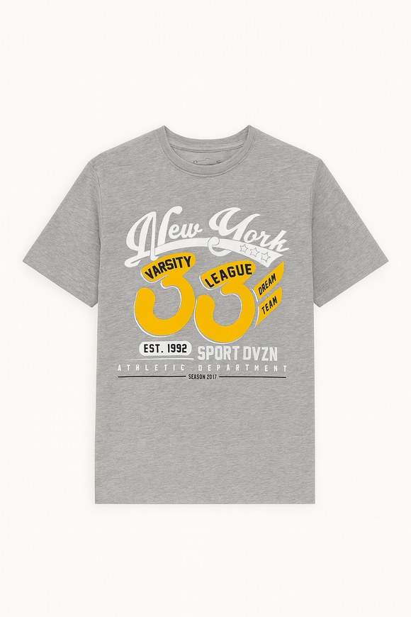 Graphic Tee Mid Grey