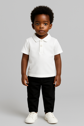 White  Basic Polo Shirt
