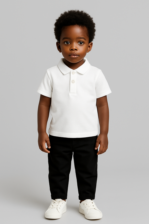 White  Basic Polo Shirt
