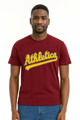 Graphic Tee Burgundy
