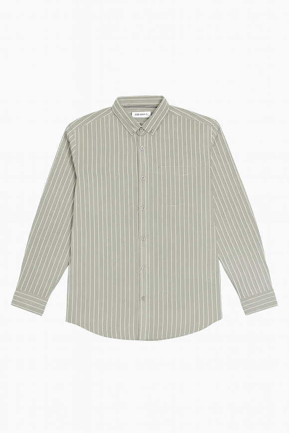 Green Men Casual Shirt