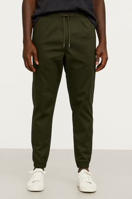 Twill Jogger Green