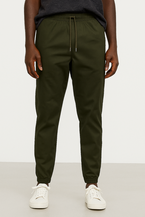 Twill Jogger Green