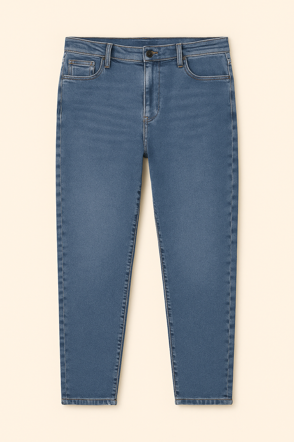 Light Wash Basic 5 Pocket Straight Fit Jeans Light Wash 32