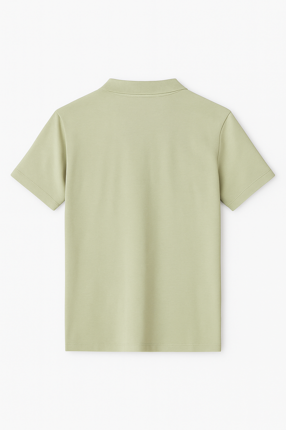 Solid Polo Shirt Green