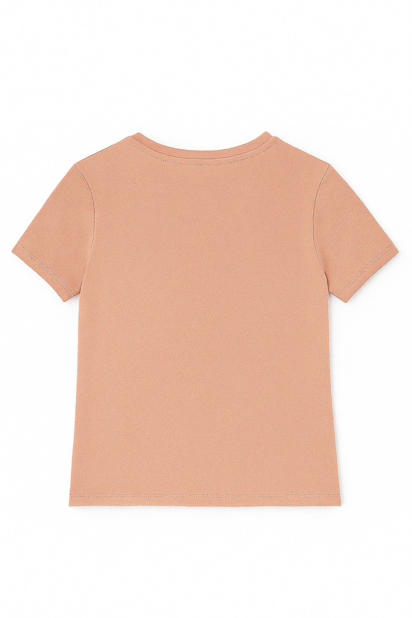 Pink Vermont Printed T Shirt Pale